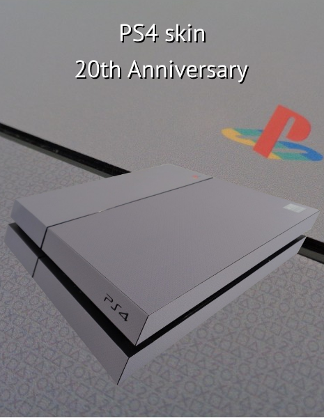 PS4 Skin 20th anniversary 