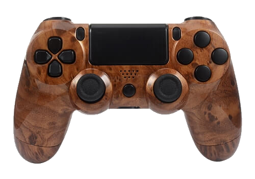 PS4 Luxe hout design custom controller case